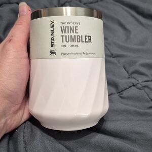 Stanley White Insulated Wine Tumbler with Stainless Rim